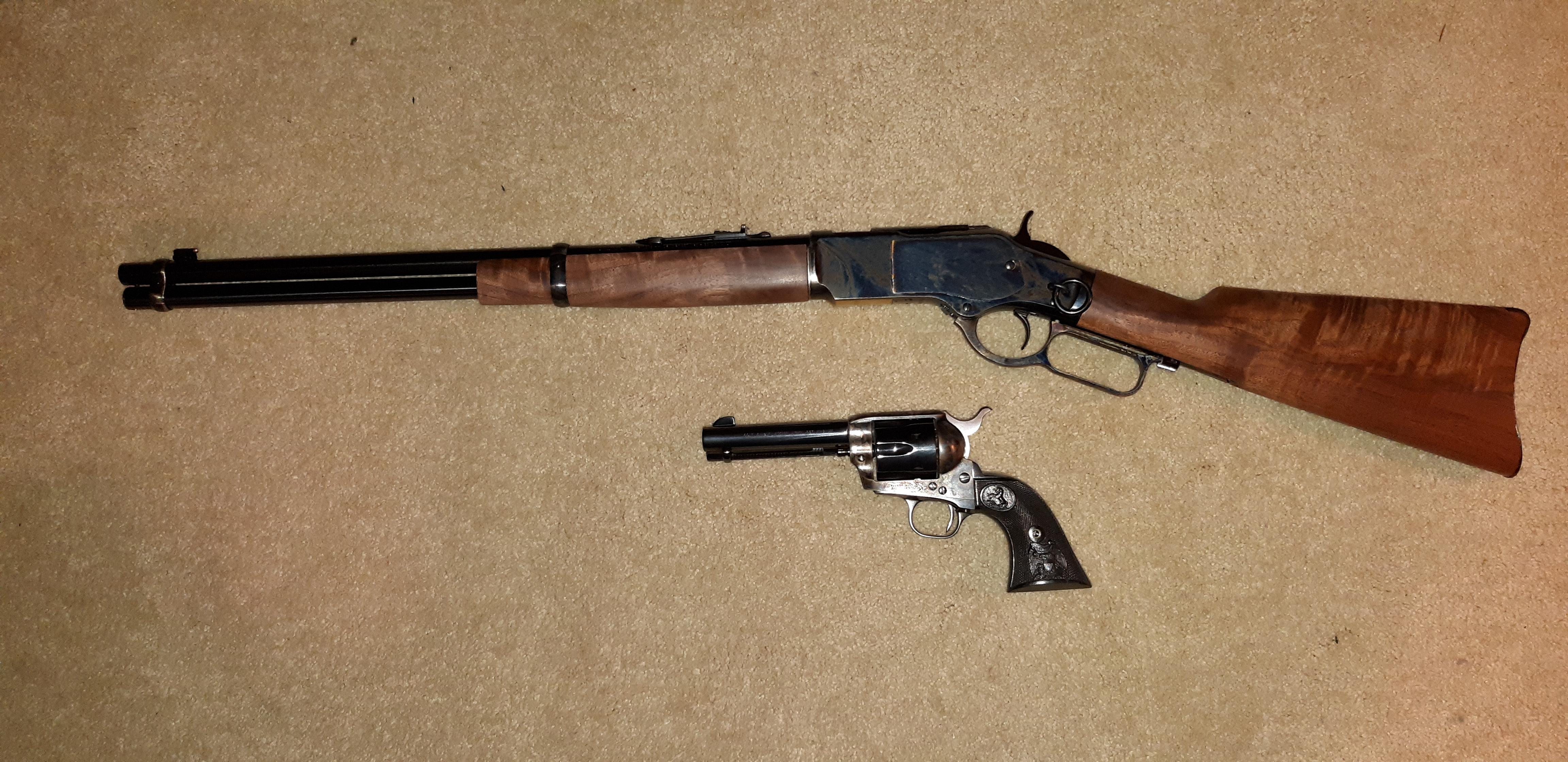 Winchester and Colt 1873 357 Mag 5.jpg